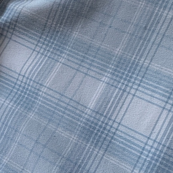 Orvis Pro Womens Blue Plaid Snap Down Shirt with Zippered Side Pockets Size L - Picture 12 of 13